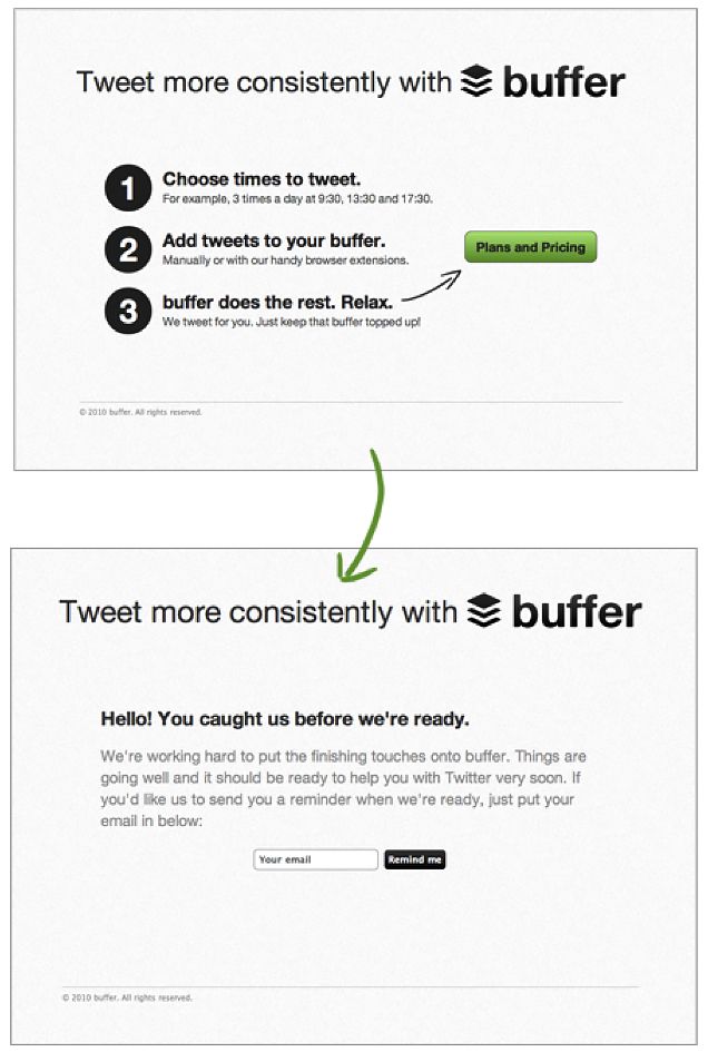 Buffer-Landing-Page-MVP-type