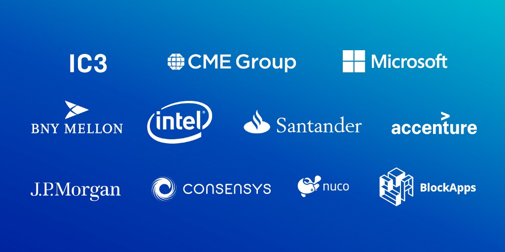 blue top crypto companies and logos