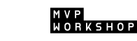 mvpworkshop logo white + black letters